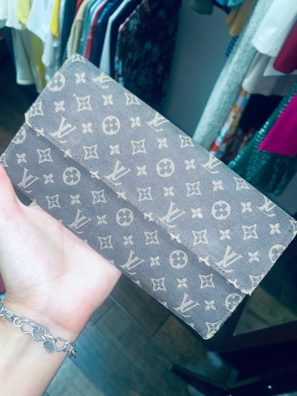 Louis Vuitton Monogram Canvas Brown and Tan Long Wallet